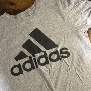 New medium grey adidas logo t shirt
